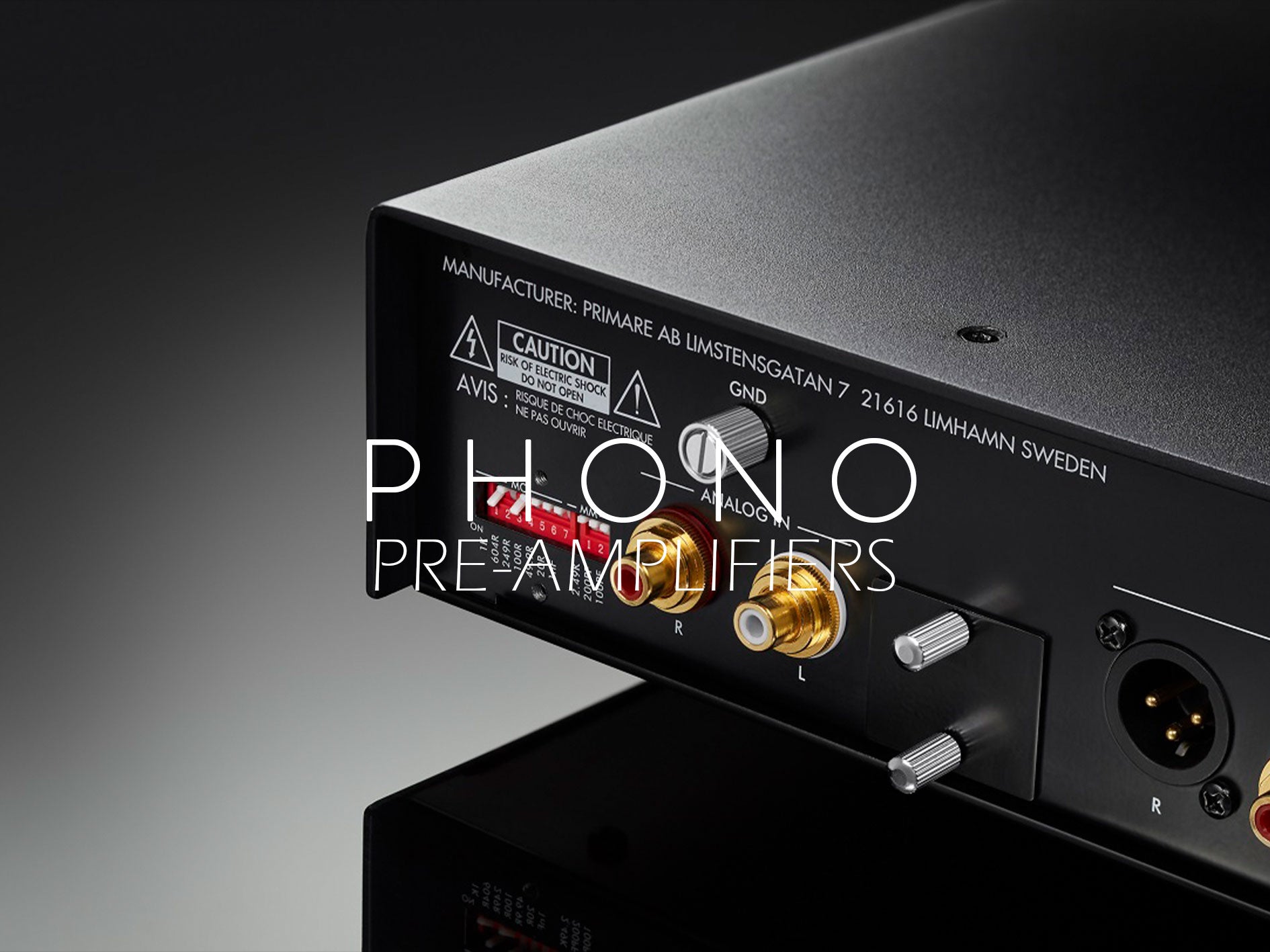 Phono pre amplifiers