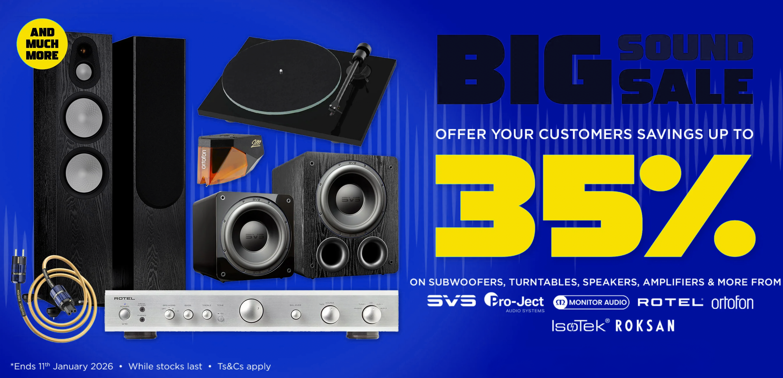 BIG SOUND SALE