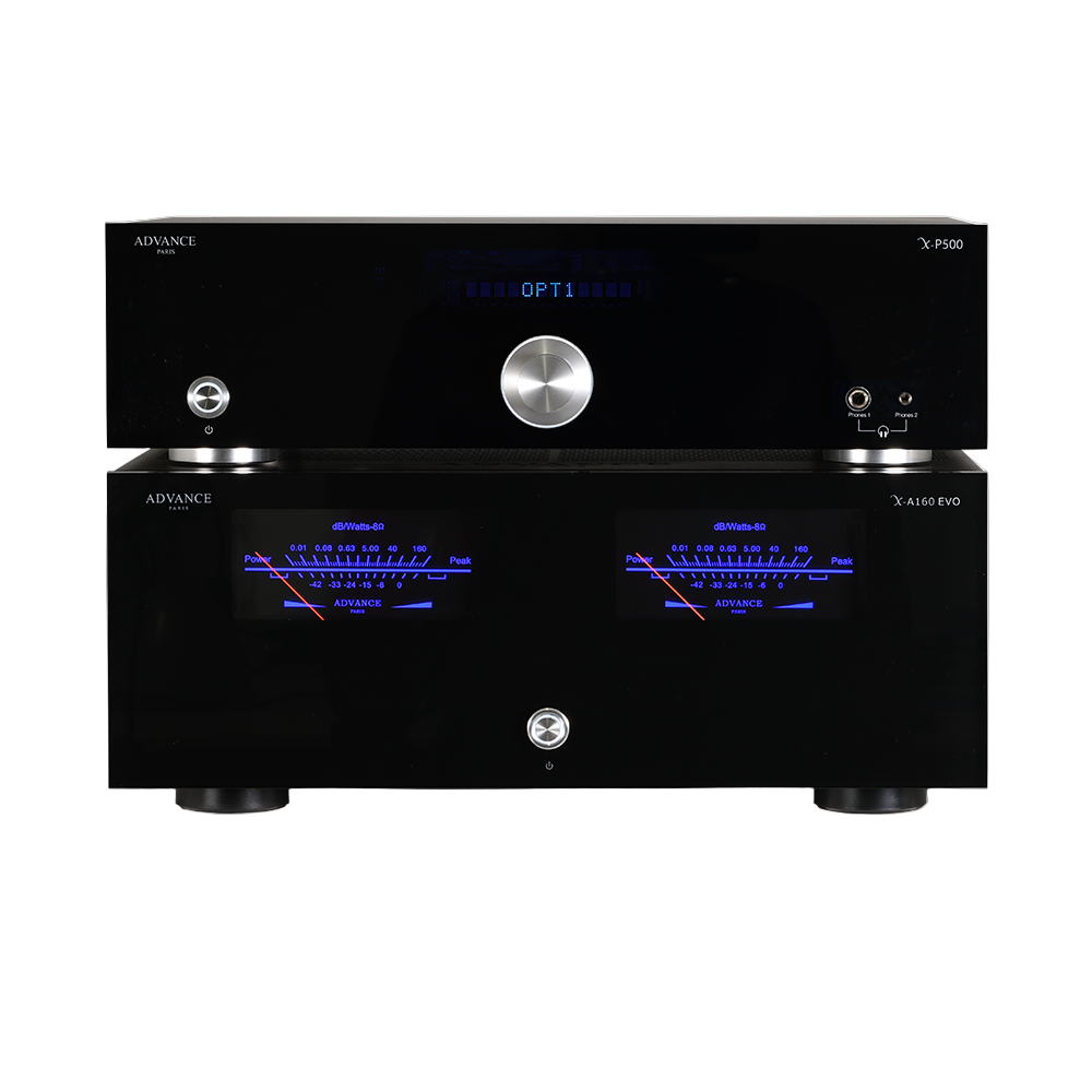 The Advance Paris XA160 EVO is a Stereo Power Amplifier. Front Image2