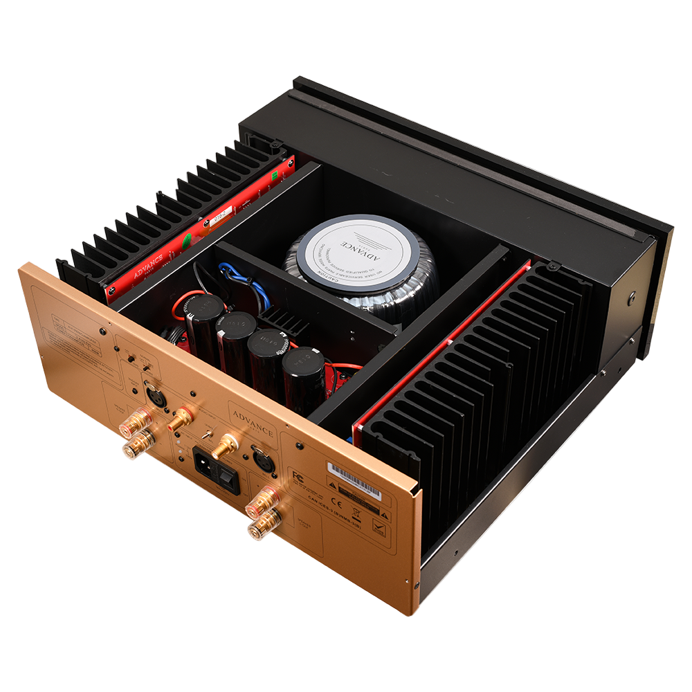 The Advance Paris XA160 EVO is a Stereo Power Amplifier. Internal Image