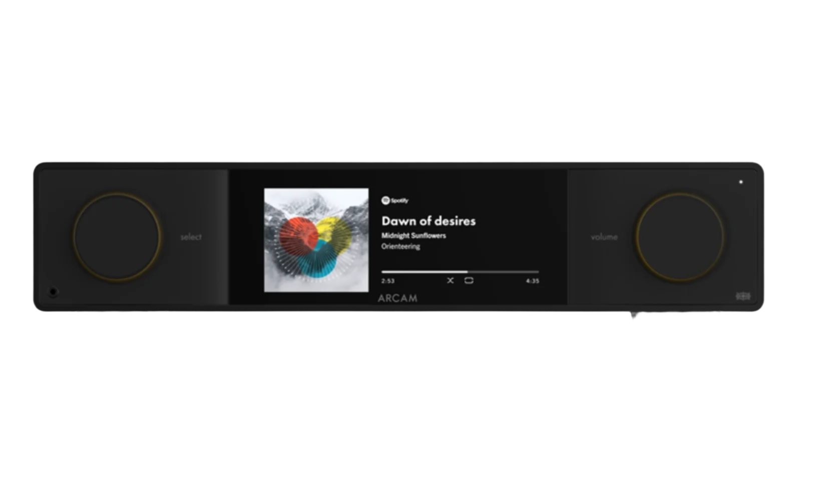 Arcam SA35 Streaming Integrated Amplifier, front