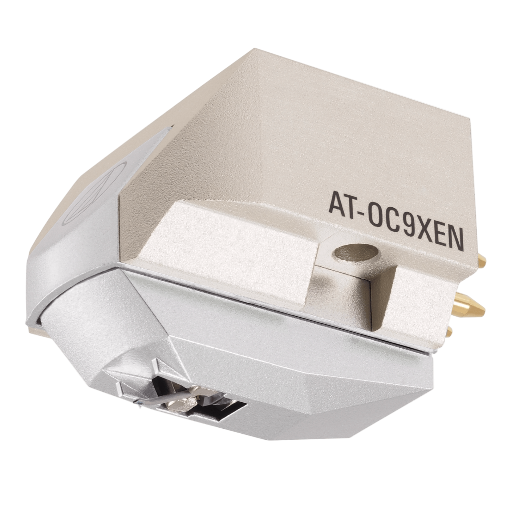 Audio-Technica Cartridges Audio Technica AT-OC9XEN Moving Coil Phono Cartridge, angle shows stylus