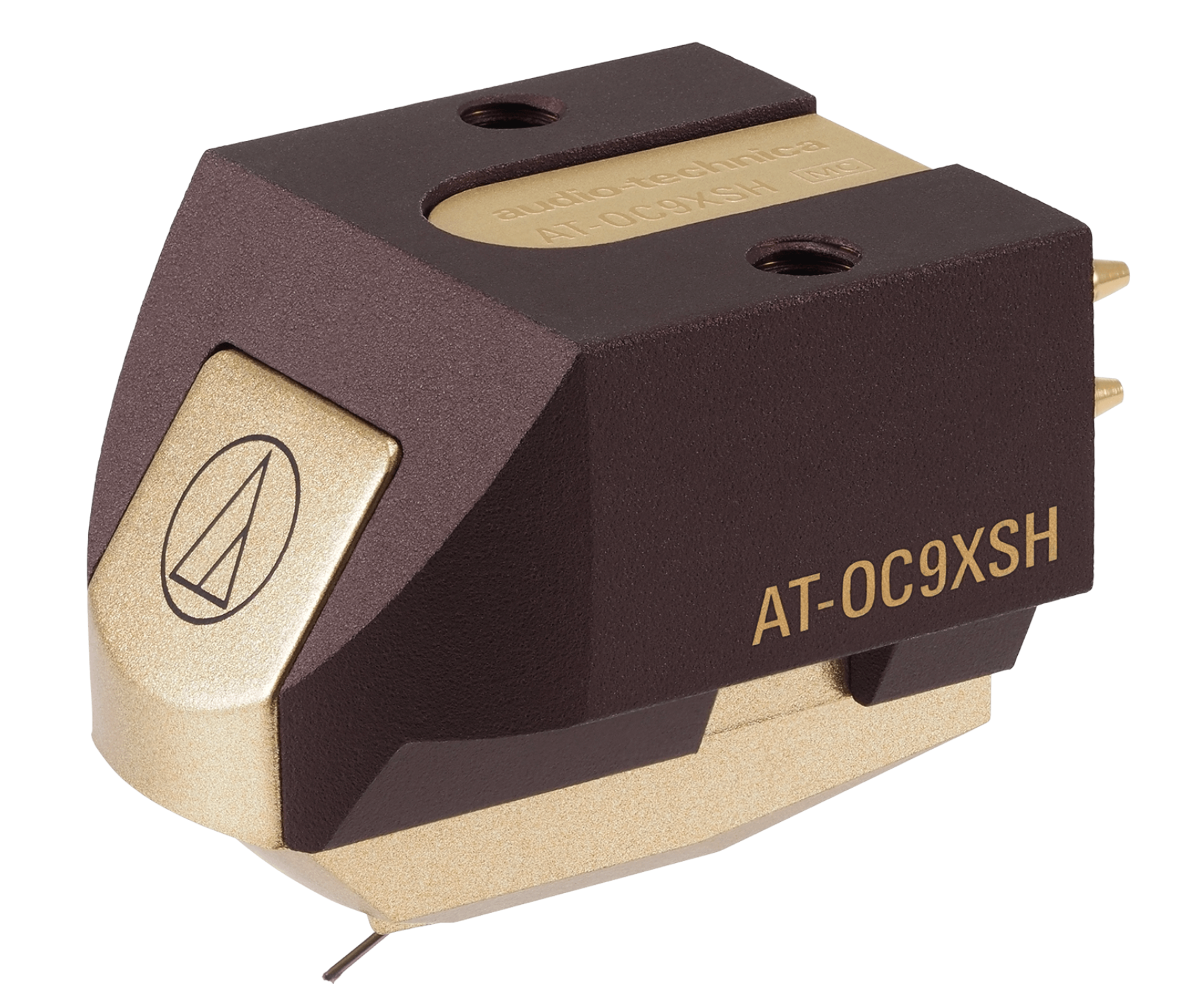 Audio Technica AT-OC9XSH Moving Coil Phono Cartridge, front and side view