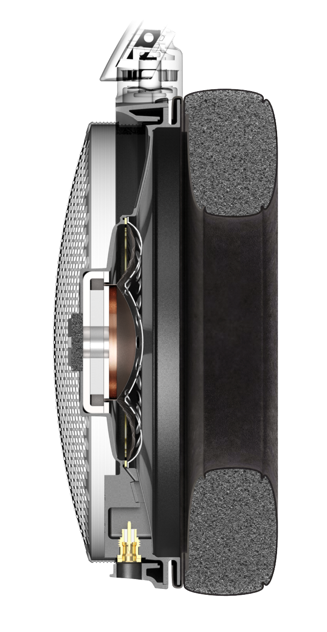 Audio Technica ATH-ADX7000 Open Air Dynamic Headphones, inside