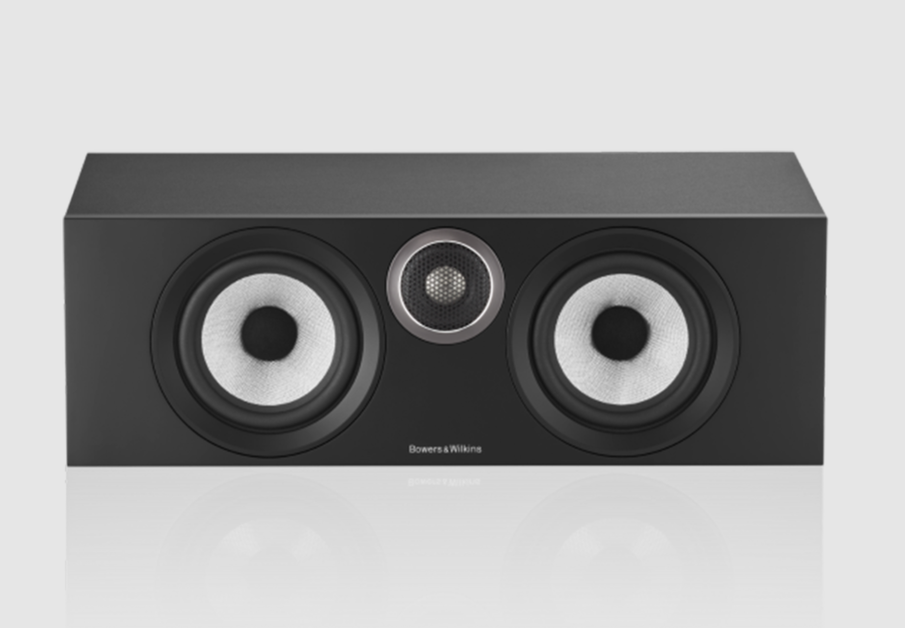 B&W HTM6 S3 Centre Channel Speaker in Black. Front image