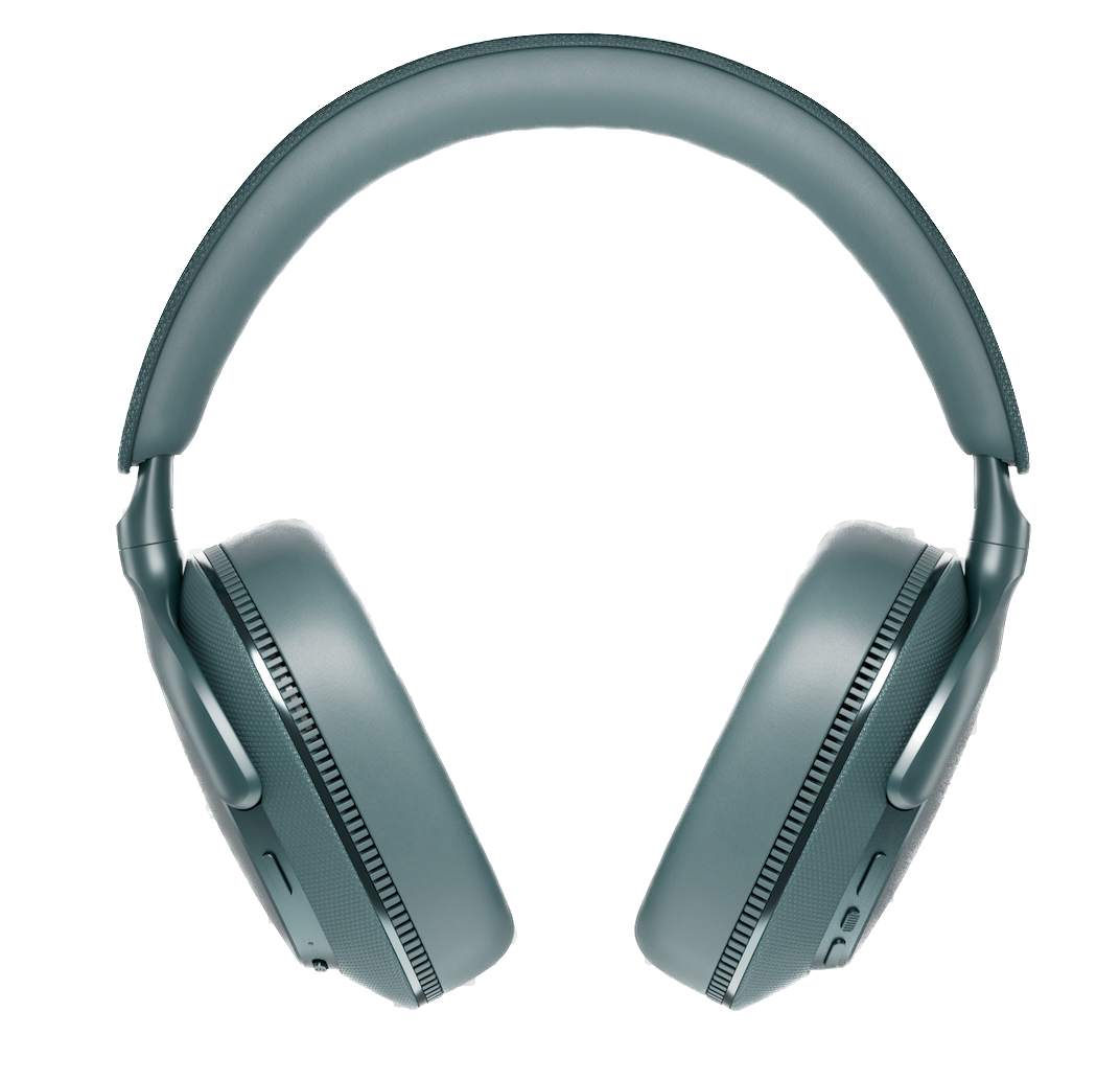 B&W Px7 S3 Noise Cancelling Headphones in Frost Blue, back