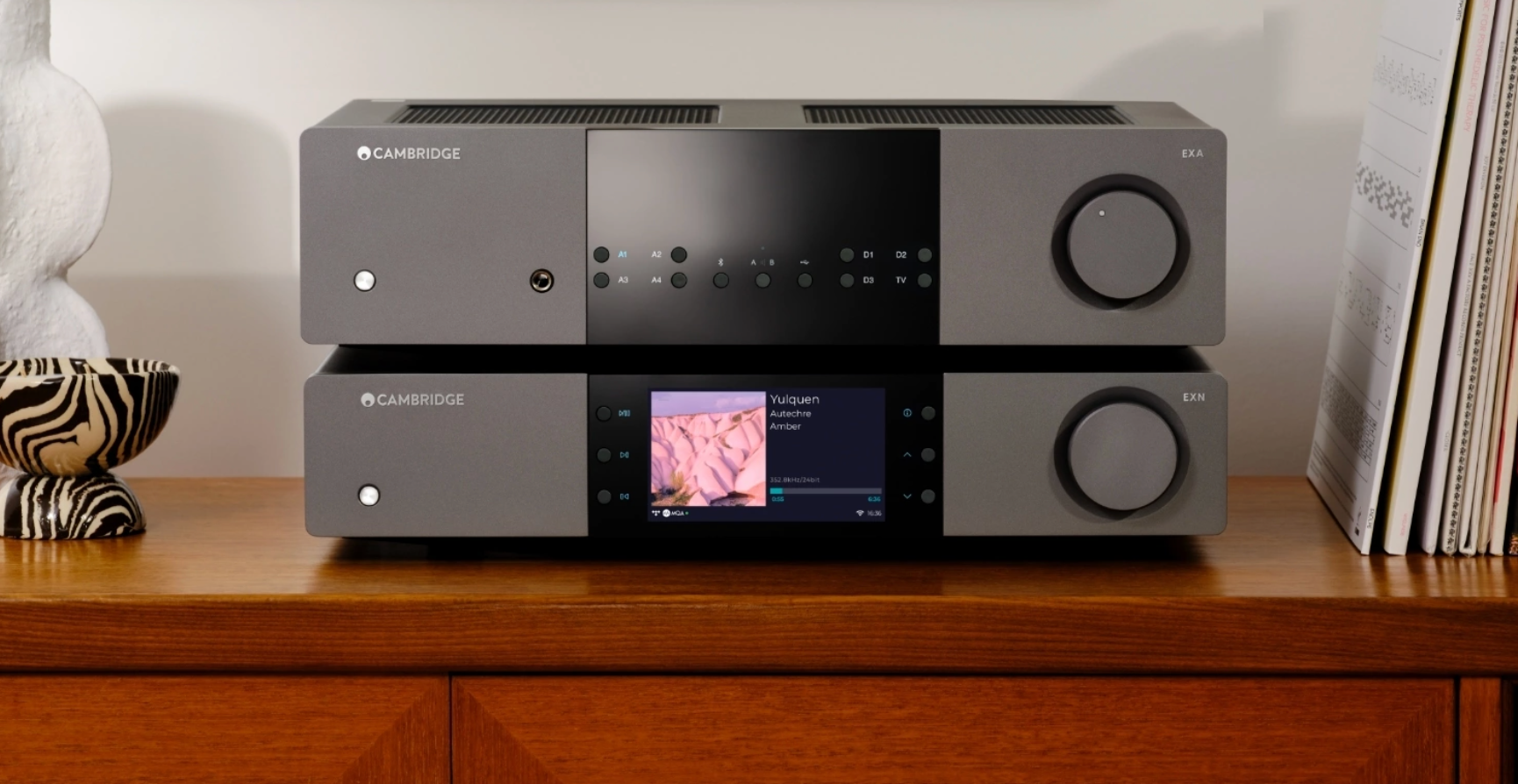 Cambridge Audio EXA100 Integrated Stereo Amplifier with EXN100 Network Player