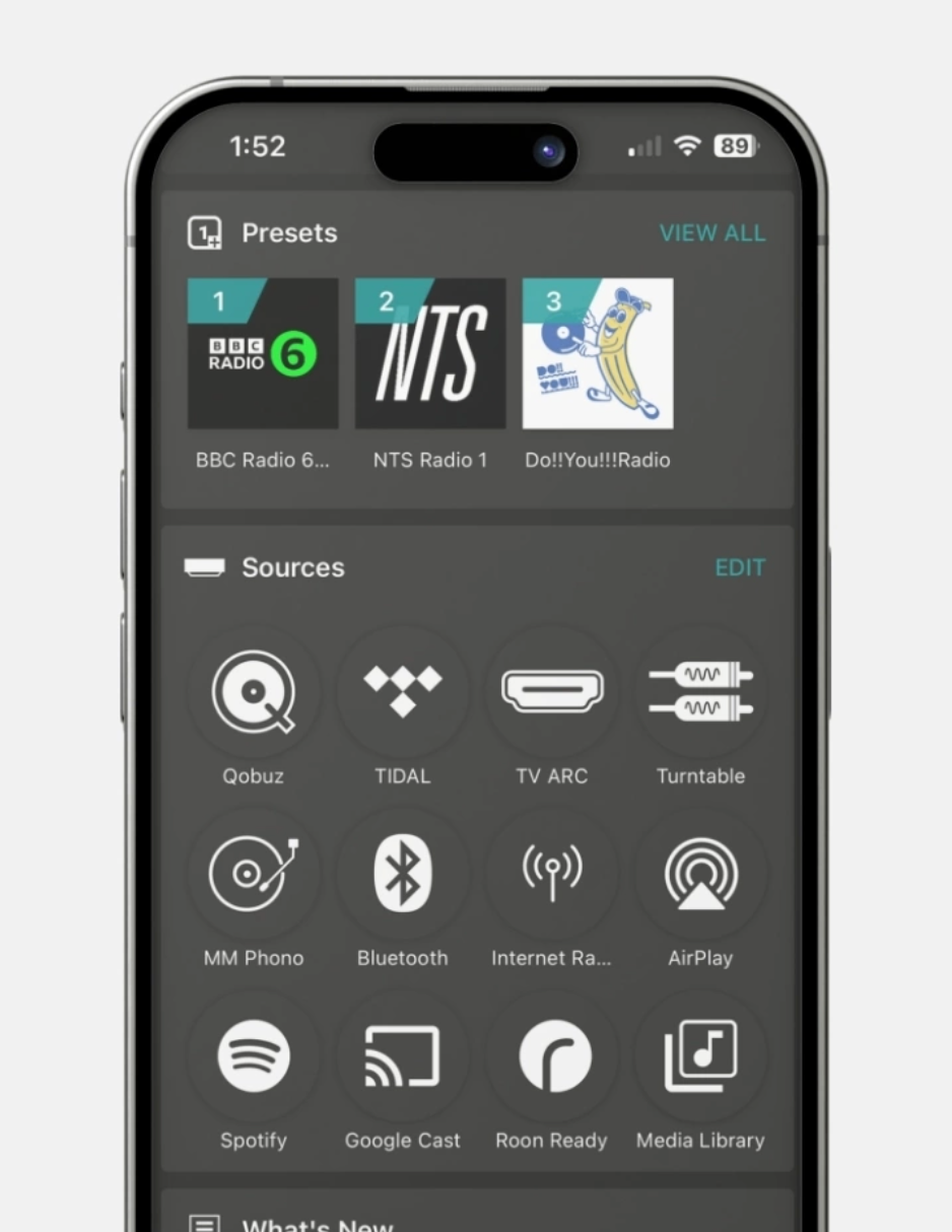 Cambridge Audio EXN100 Network Player, app