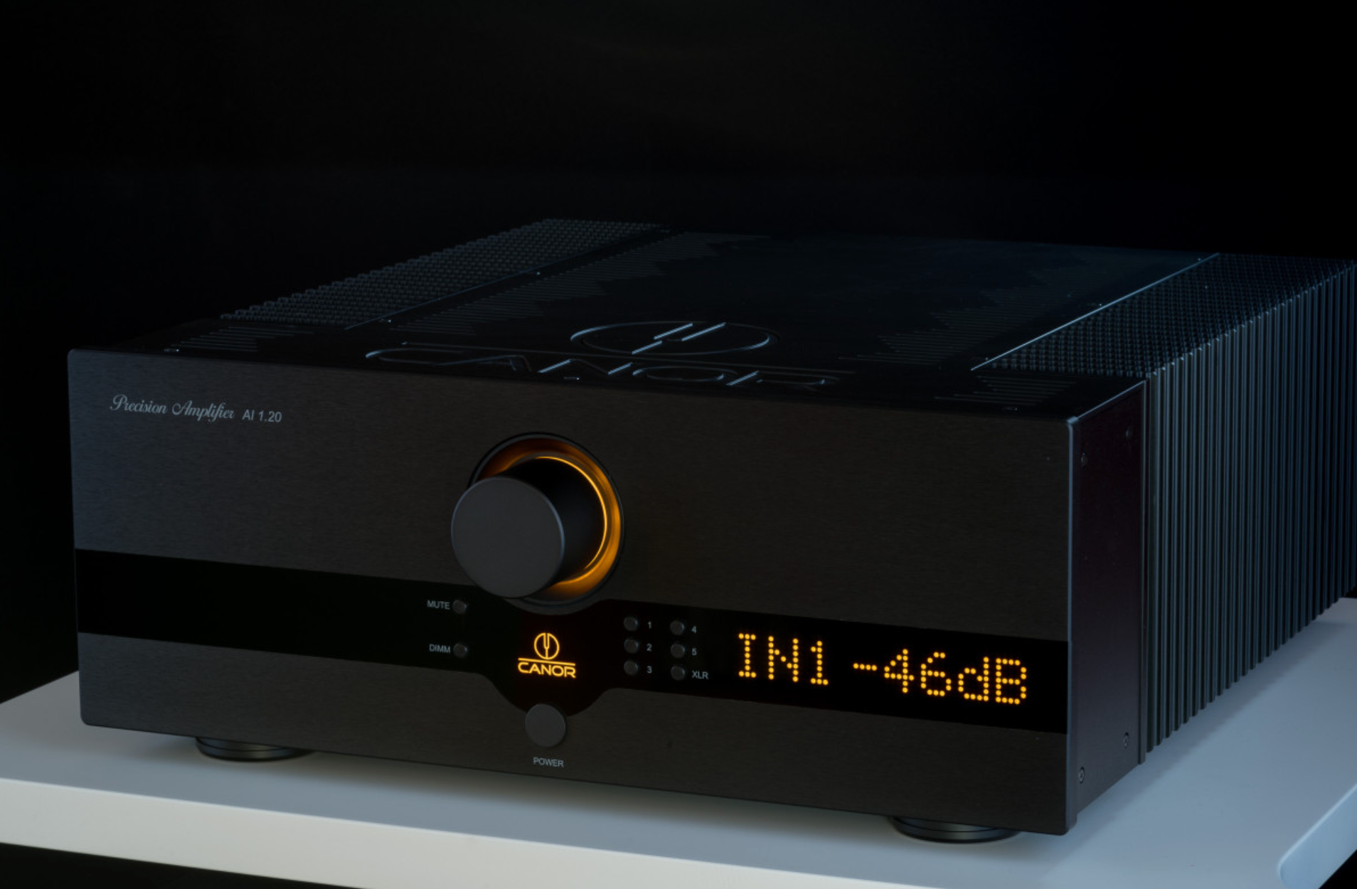 Canor AI 1.20 Integrated Solid-State Amplifier in Black