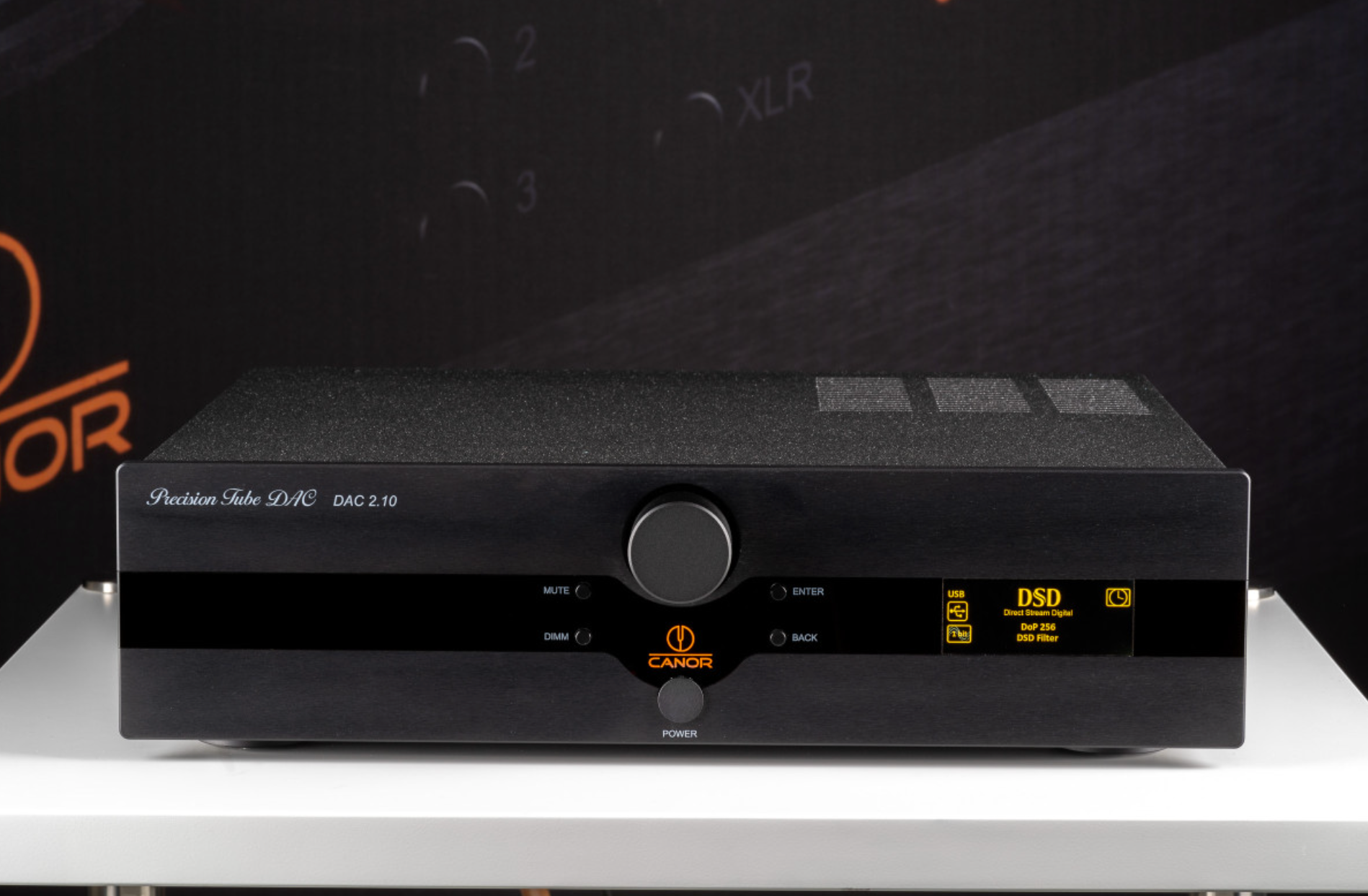 Canor DAC 2.10 Tube Based D/A Converter in Black
