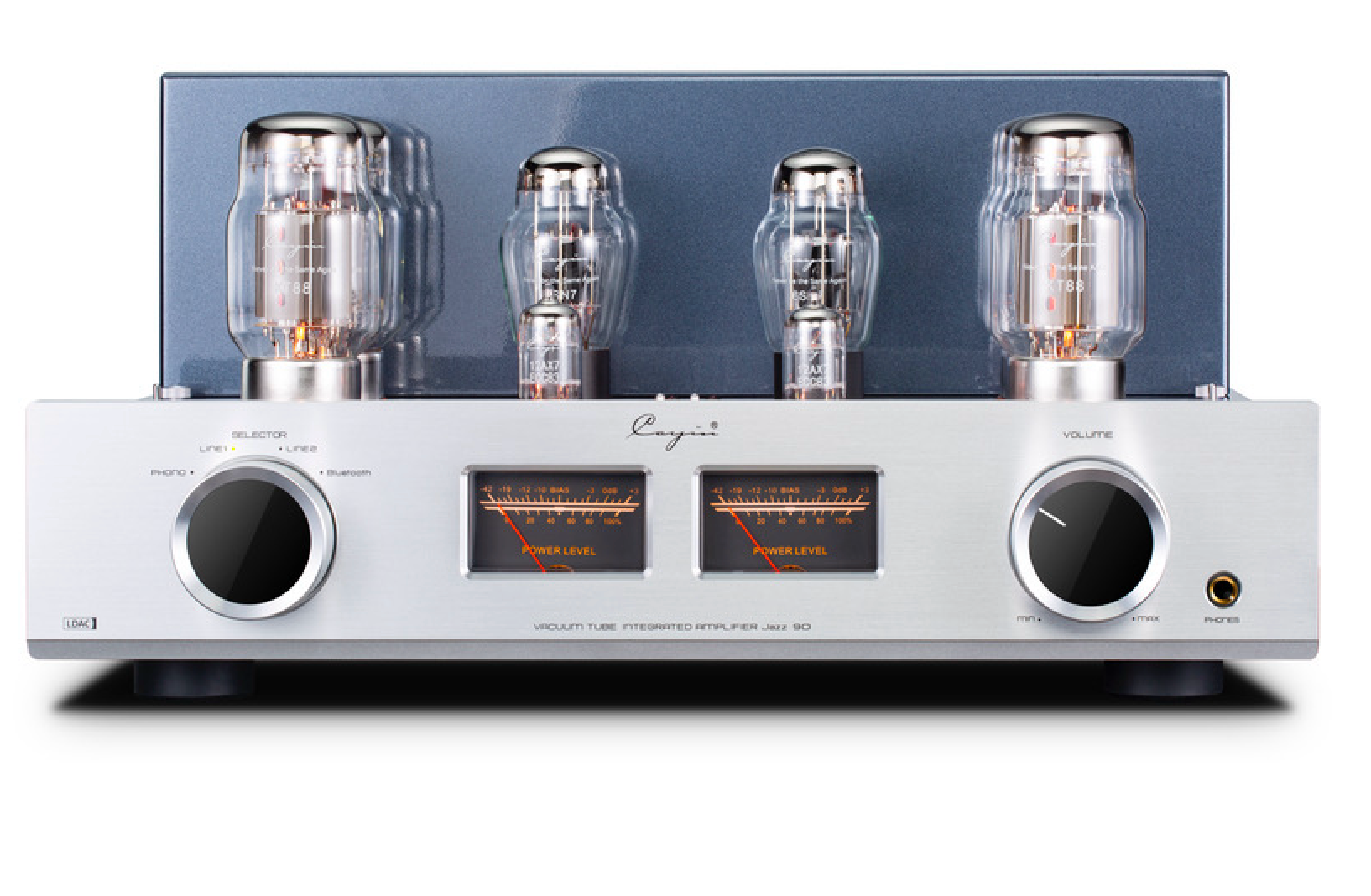 Cayin Jazz 90 Tube Integrated Amplifier in Silver, front