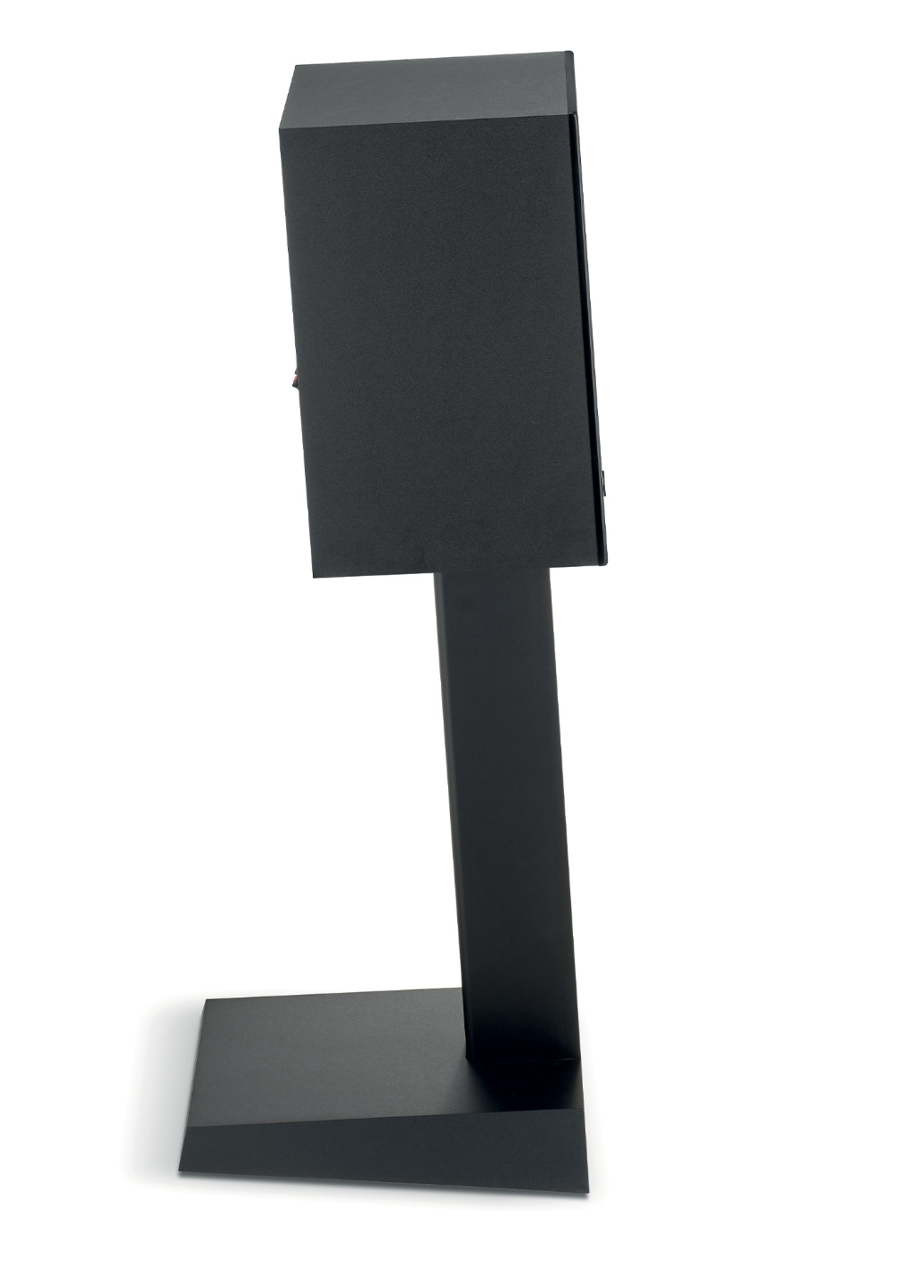 Focal Theva N°1 2-way Bookshelf Speakers in Black. Individual speaker shown on stand - sold separately - profile image