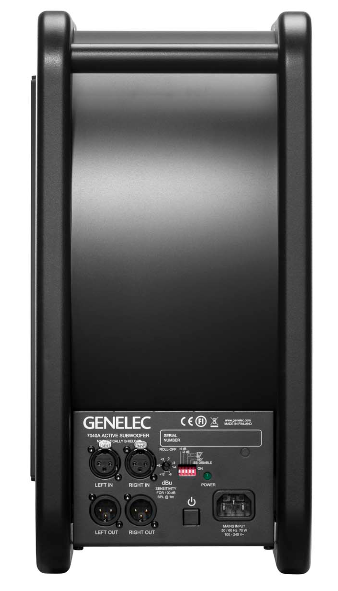 Genelec 7040A Studio subwoofer, side image