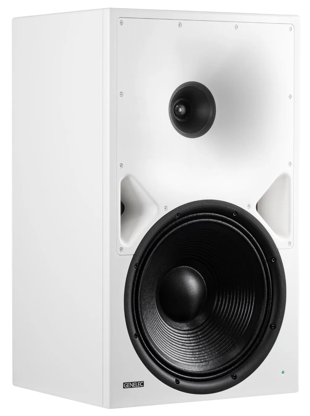 Genelec 8380A SAM™ Active Studio Monitor in white, angled to the right