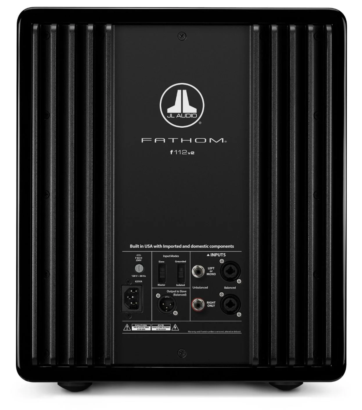JL Audio Fathom f112v2 12" Subwoofer, back view