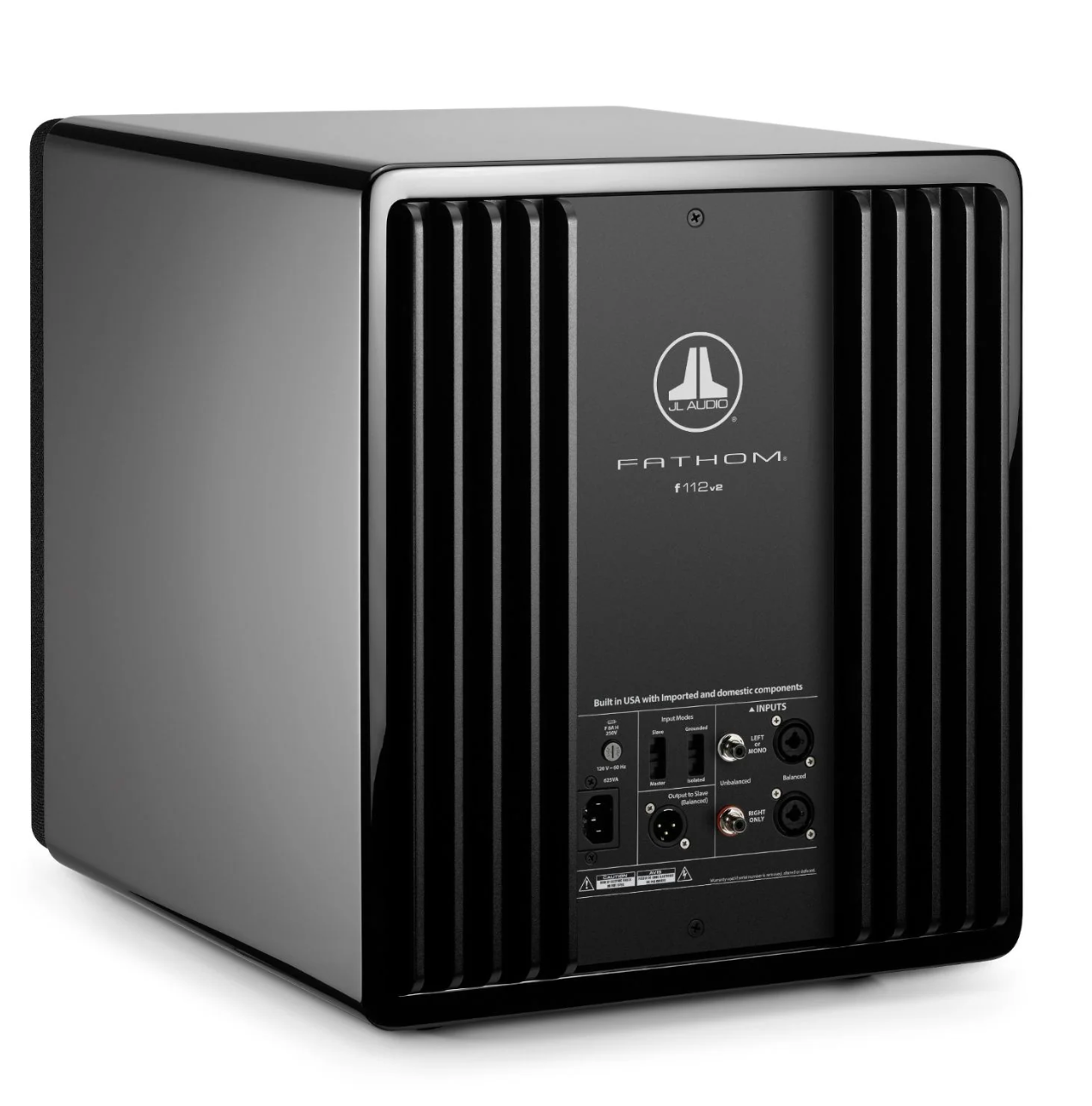 JL Audio Fathom f112v2 12" Subwoofer, back angled view