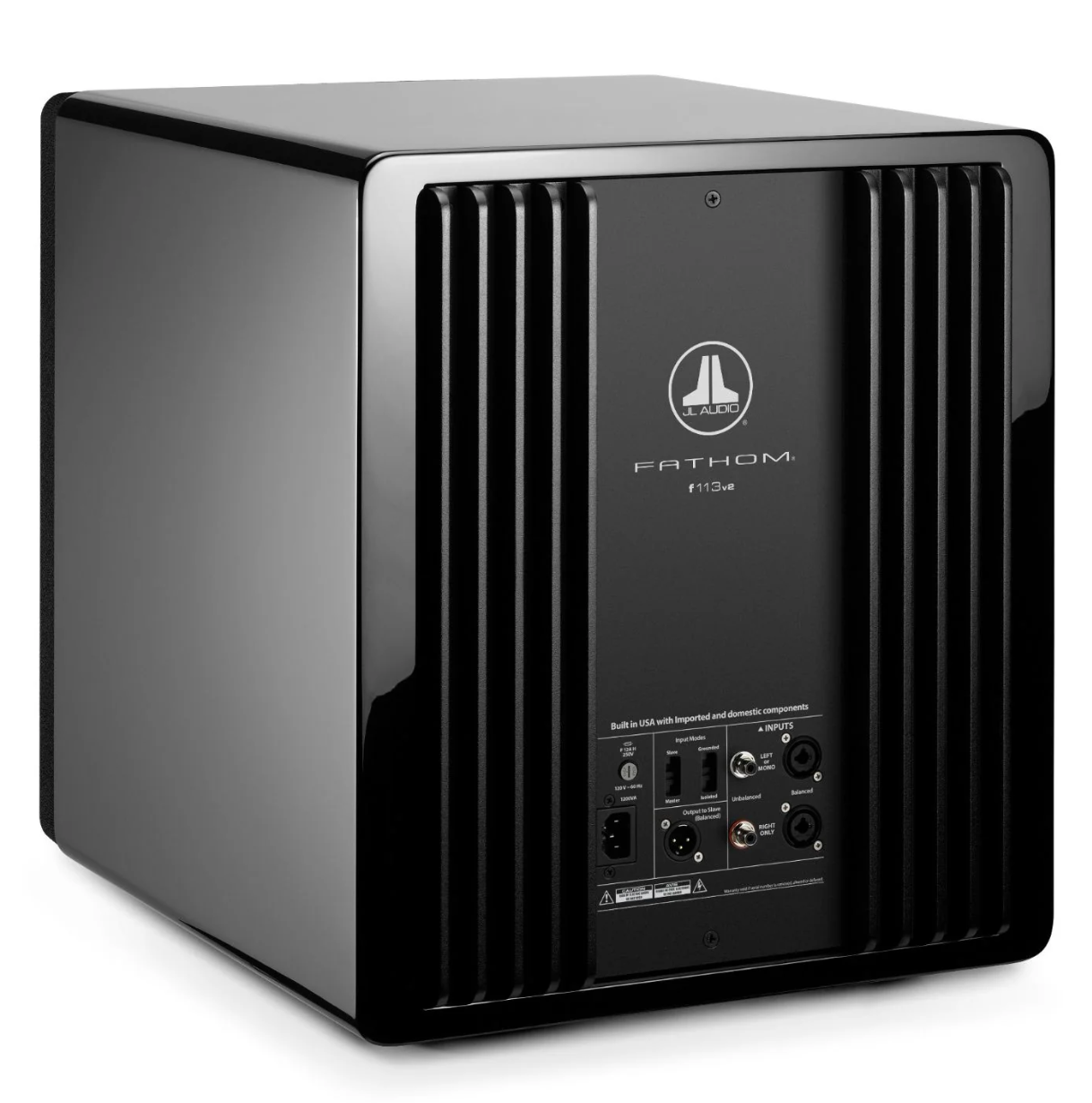 JL Audio Fathom f113v2 13.5" Subwoofer, back on an angle