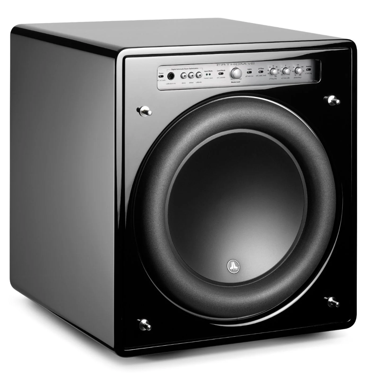 JL Audio Fathom f113v2 13.5" Subwoofer, front on an angle