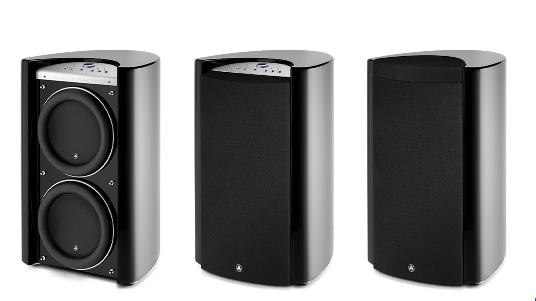 JL Audio Gotham Dual g213v2 Subwoofer, image shows variety of cover options