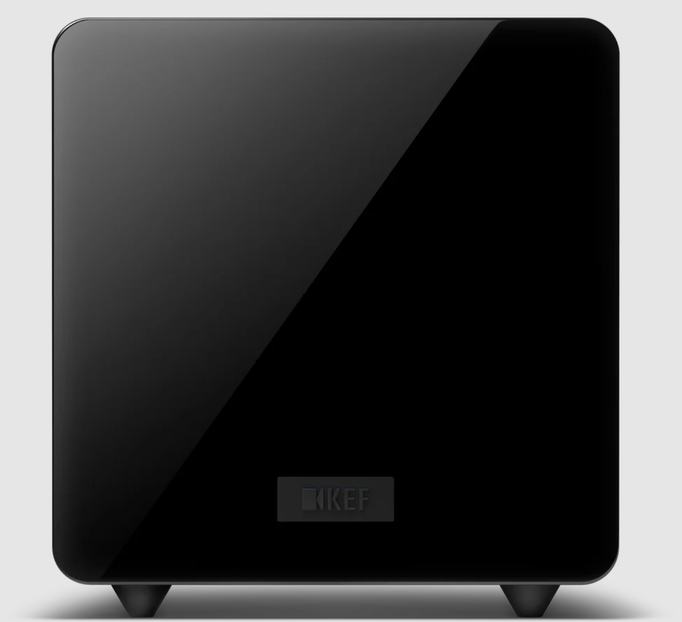 KEF KC92 Dual 9" Subwoofer in Black, side view