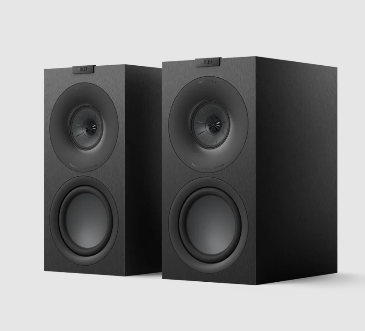 KEF Q Concerto Meta 3-way Bookshelf Speakers. Pair in Satin Black