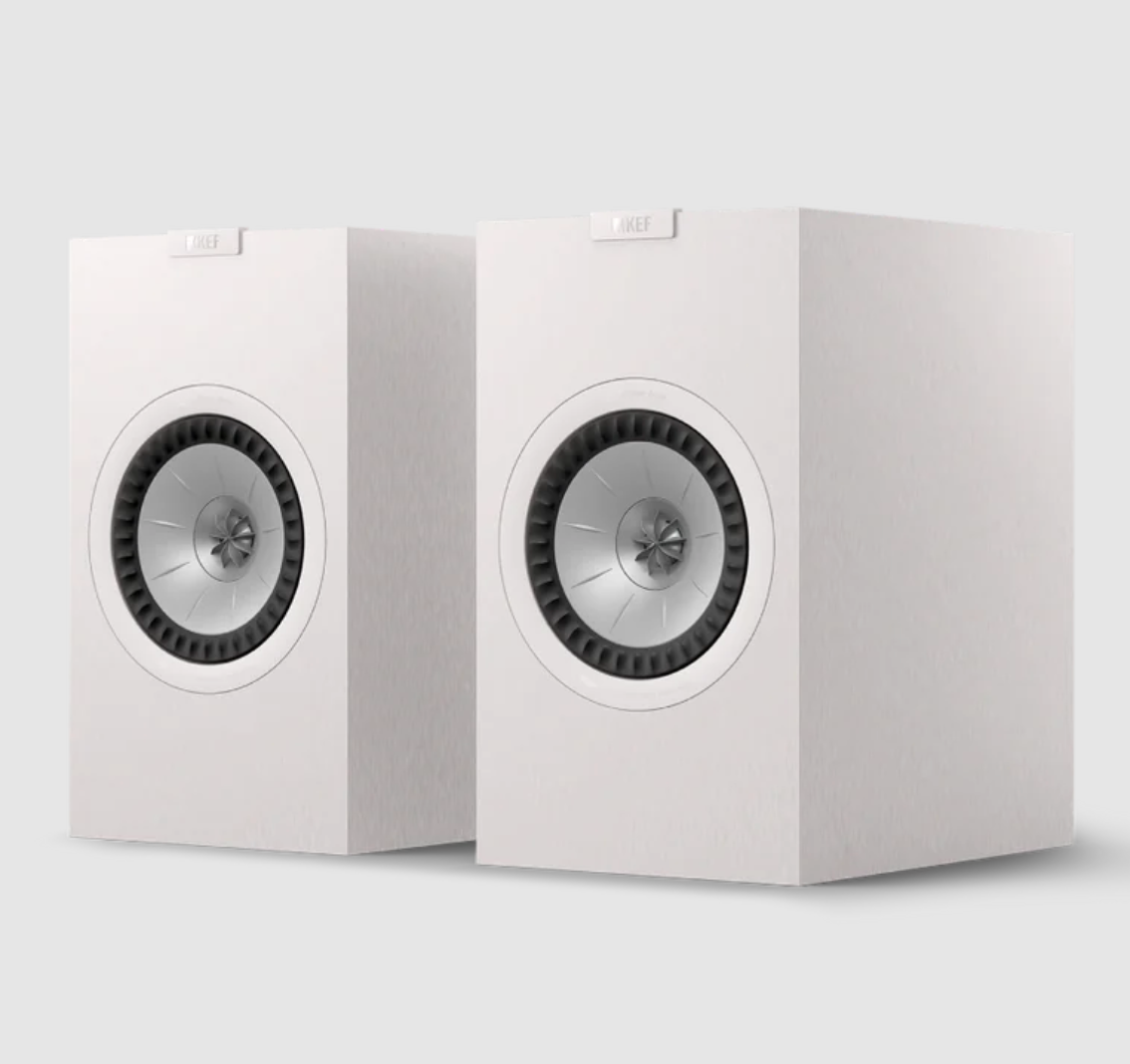 KEF Q3 Meta 2-way Bookshelf Speakers in Satin White