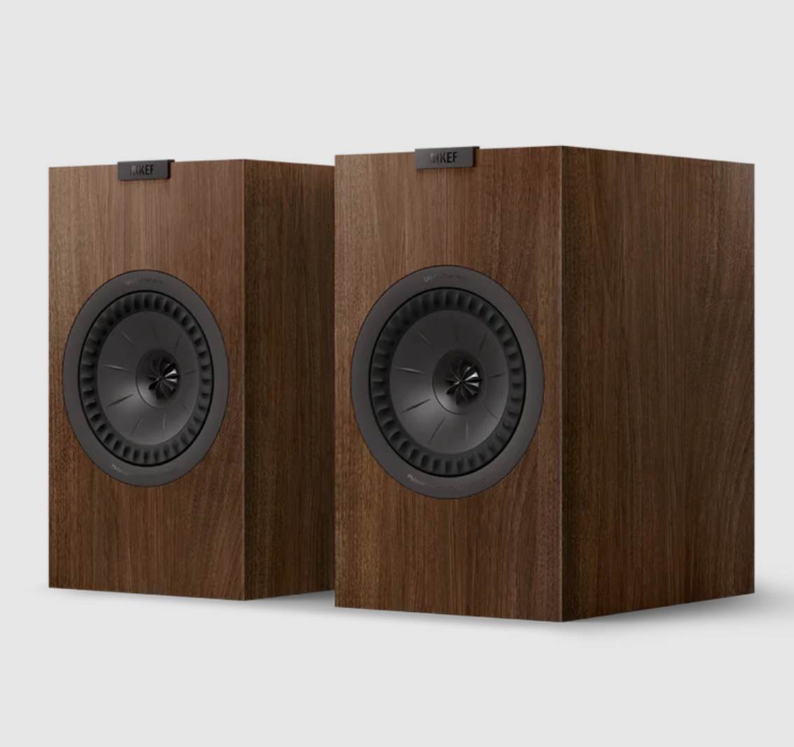 KEF Q3 Meta 2-way Bookshelf Speakers in Walnut