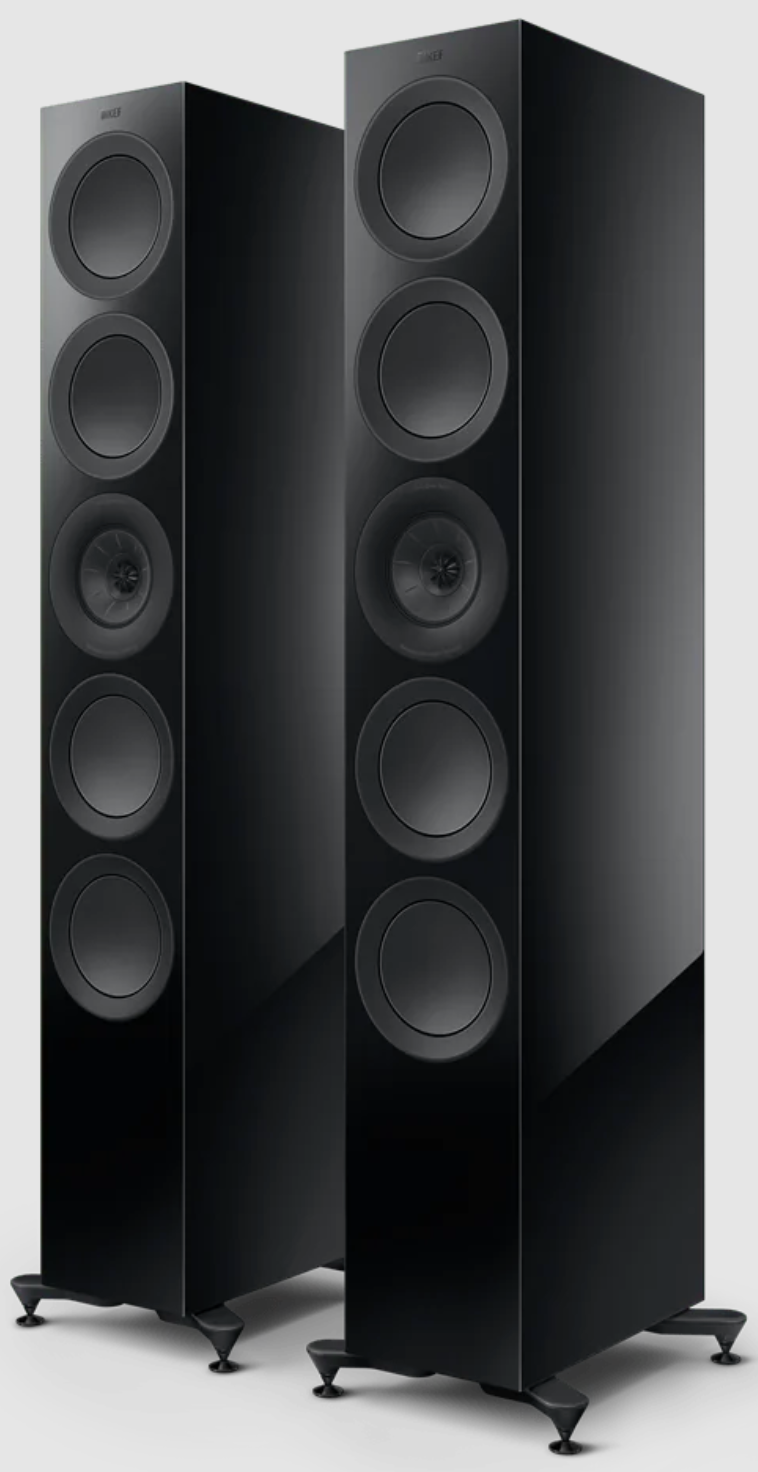 KEF R11 Meta Floorstanding Speakers in Gloss Black