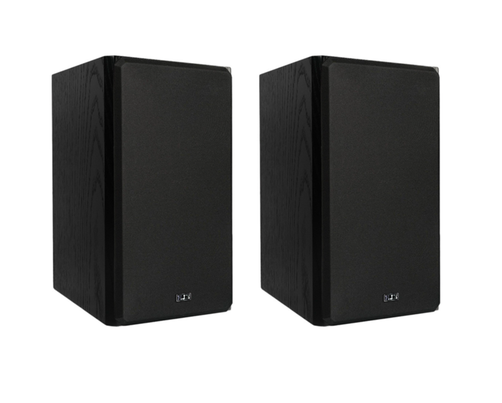 KLH Kendall 2B Bookshelf Speakers in Black Oak Pair, without grille