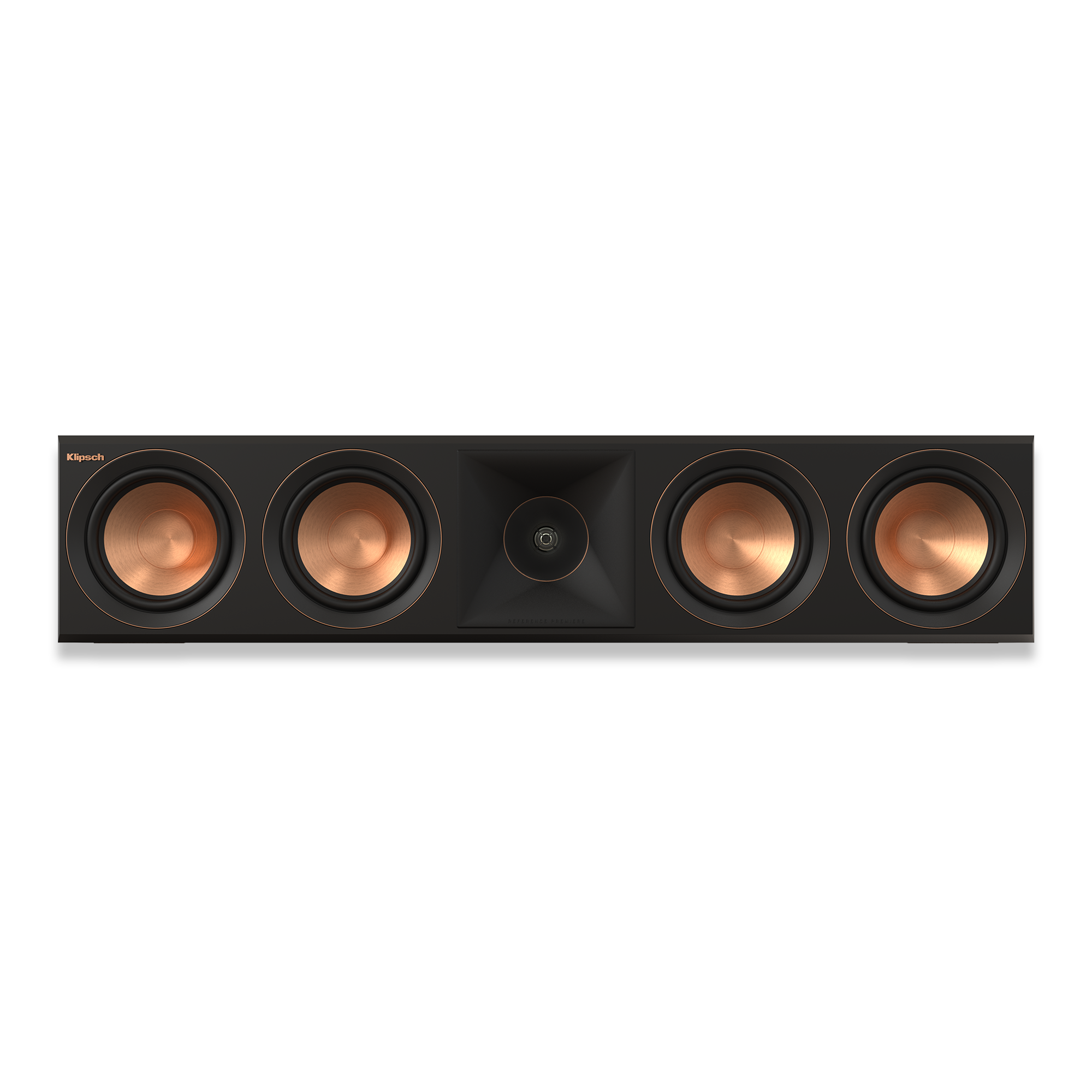Klipsch RP 504C ii Black Centre Speaker, front image no grille