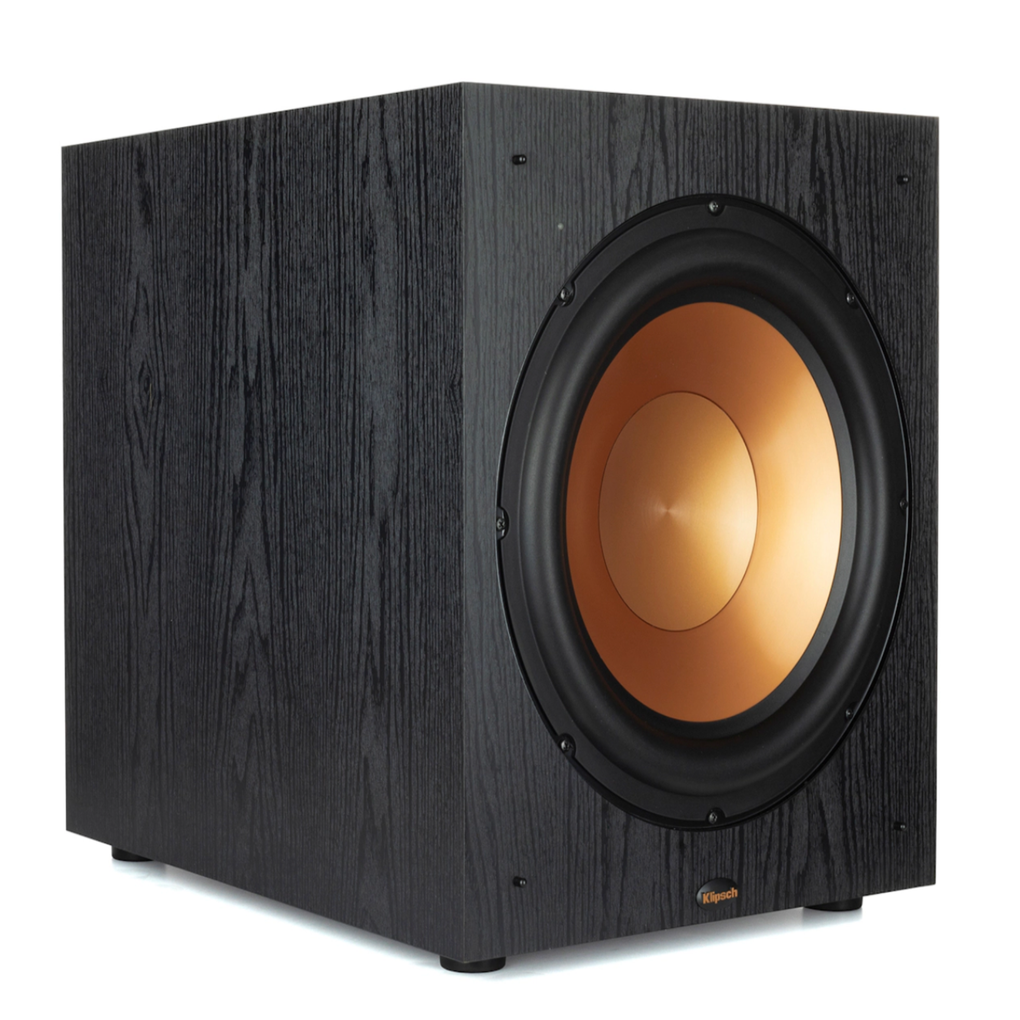 Klipsch SPL-120 Subwoofer, angled without grille