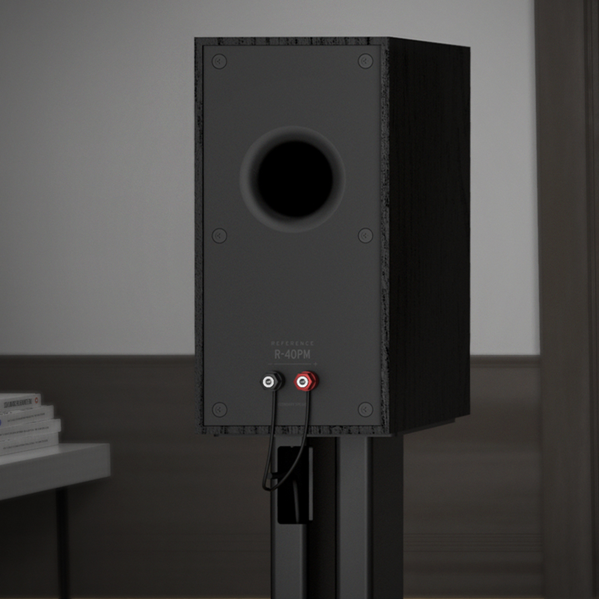 Klipsch KS24 inch speaker stands; Compatible with The Nines, The Sevens & RP-600M II. Wiring image