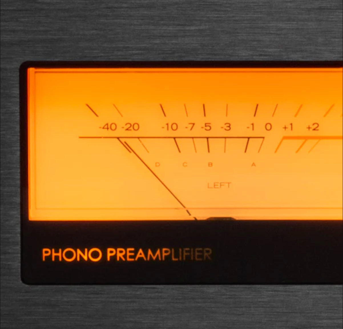 Mobile Fidelity (MoFi Electronics) MasterPhono Phono Stage. Image of Dual Function Meters