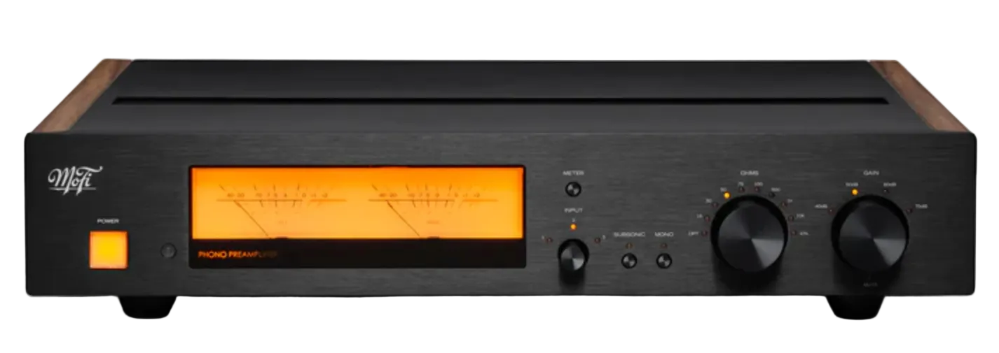 Mobile Fidelity (MoFi Electronics) MasterPhono Phono Stage in Walnut. Main image