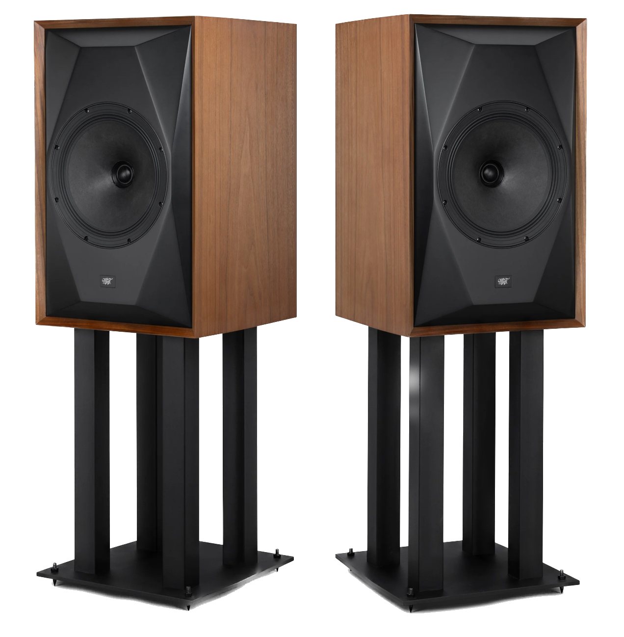 Mobile Fidelity SourcePoint 10 Master Edition Loudspeakers in Satin Walnut, pair, on SourcePoint 10 stands, sold Separately