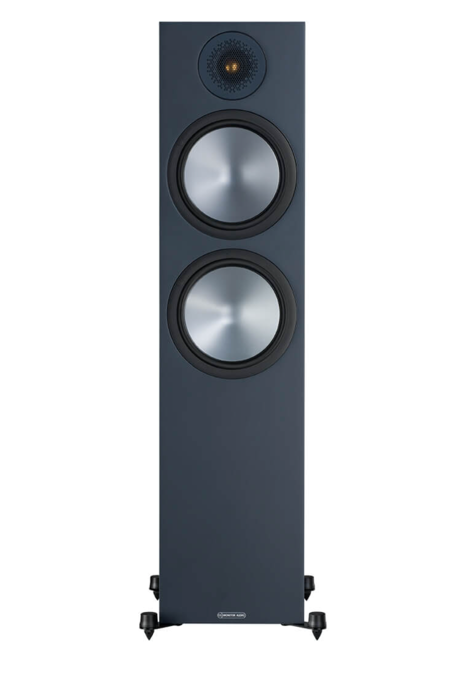 Monitor Audio Bronze 500 Floorstanding Speakers. Individual speaker shown in black