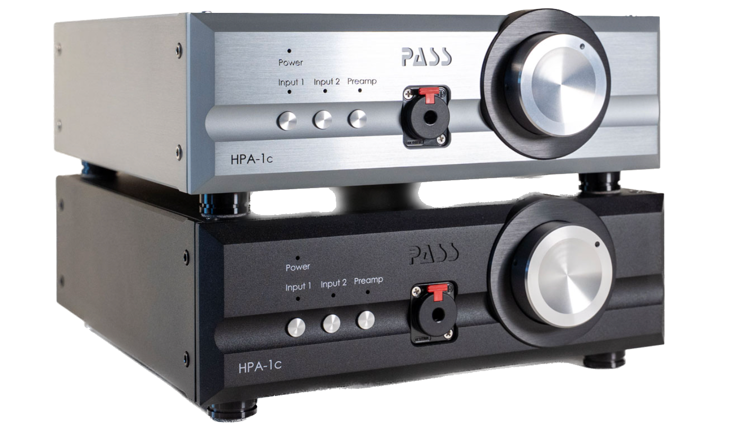 Pass Labs HPA-1C Stereo Headphone Amplifier , combo in Silver and Black