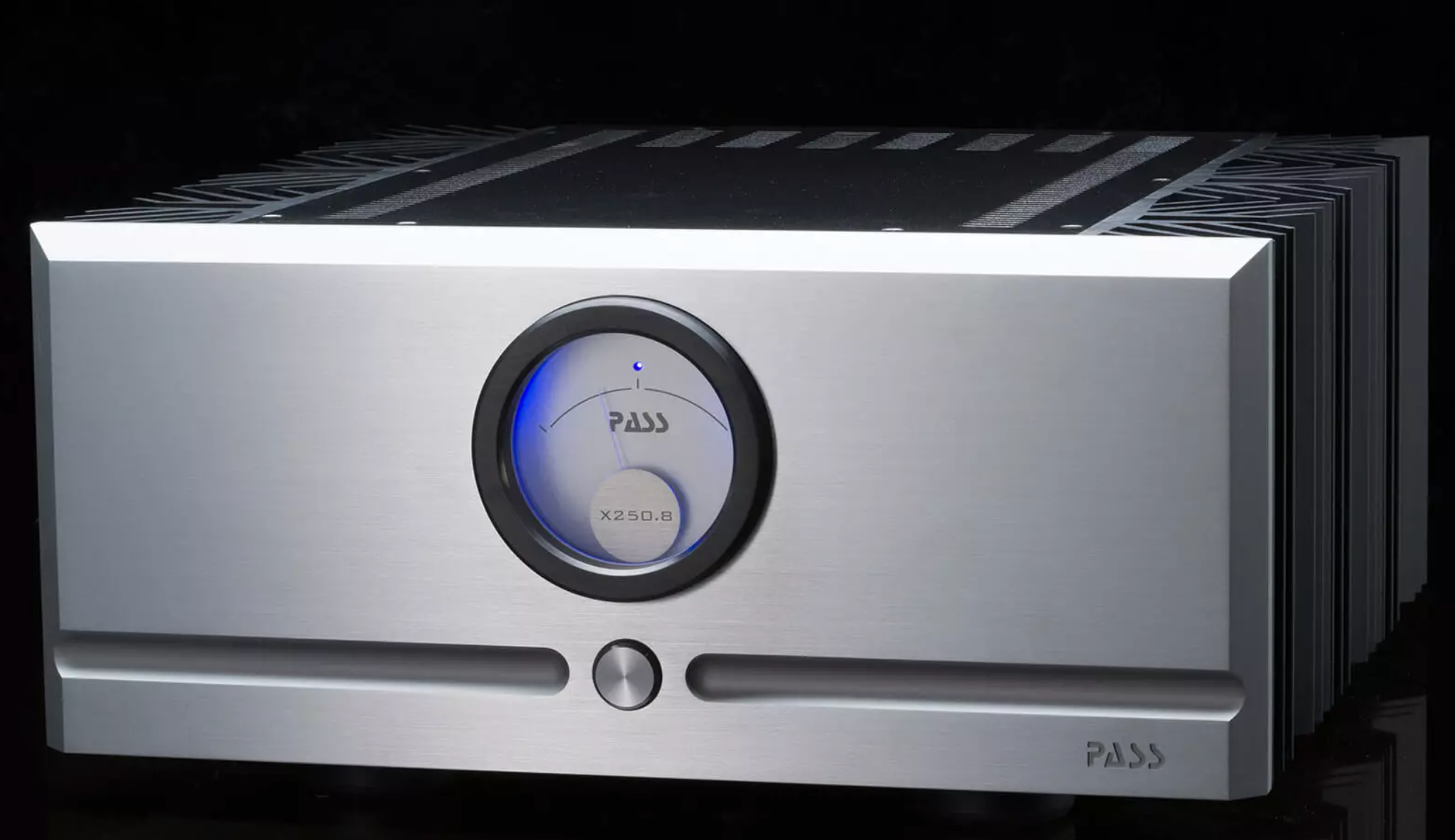 Pass Labs X250.8 Power Amplifier, on an angle