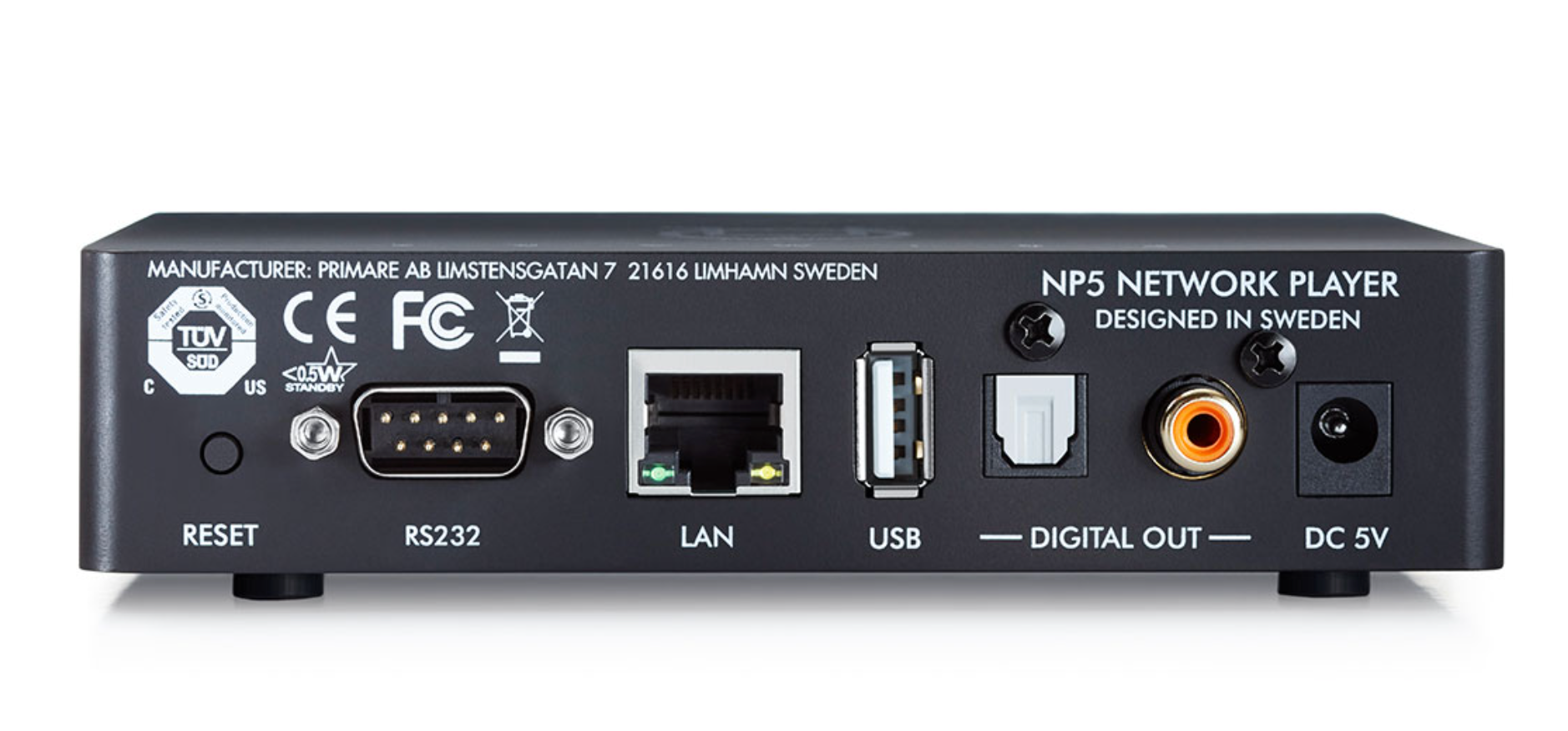 Primare NP5 PRISMA MK2 Network Player, back
