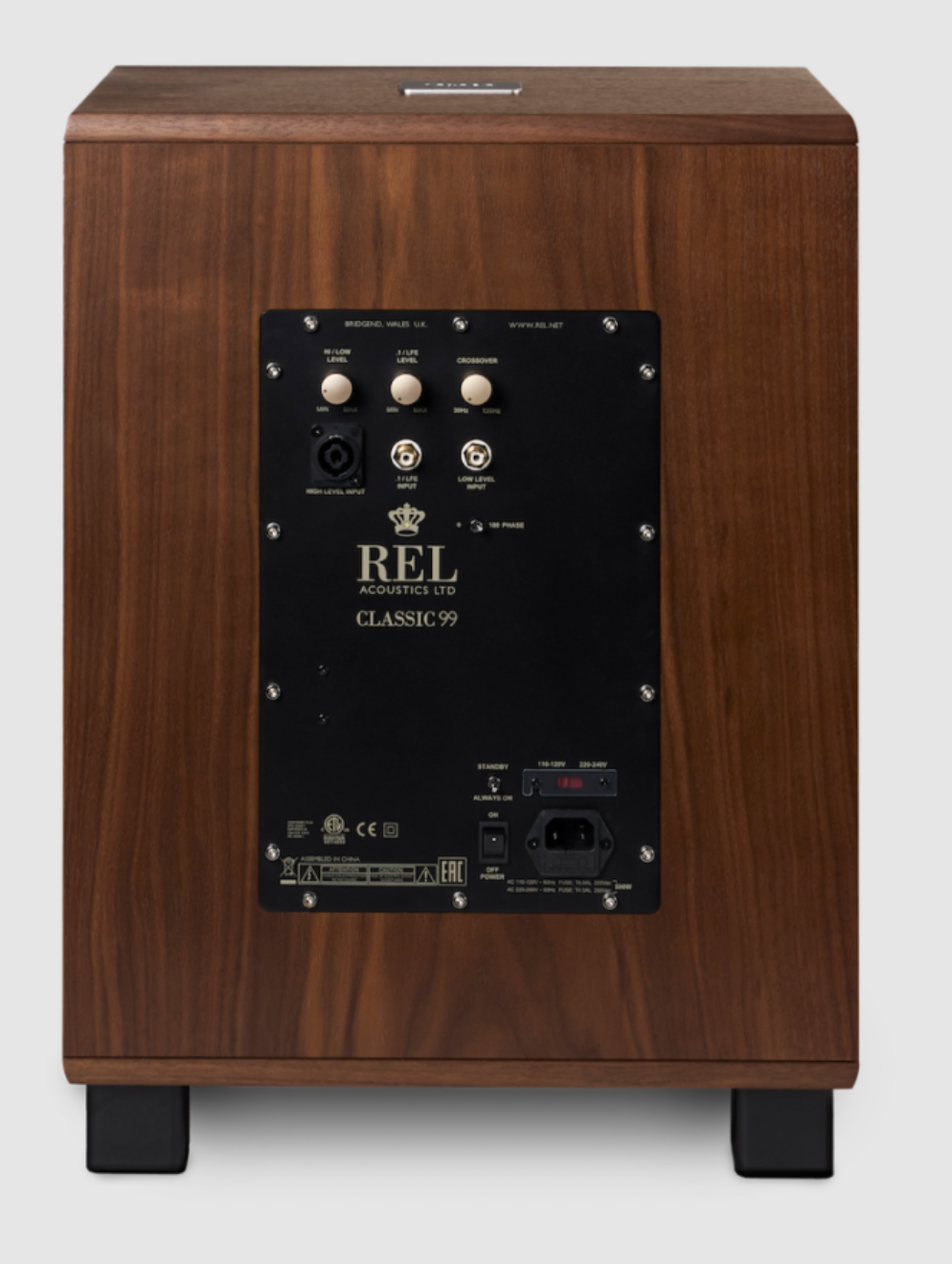 REL CLASSIC 99 Subwoofer, back