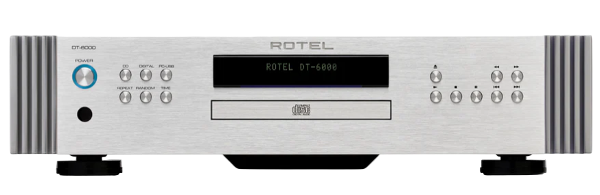 Rotel Diamond Series DT-6000 DAC Transport. Silver front Image