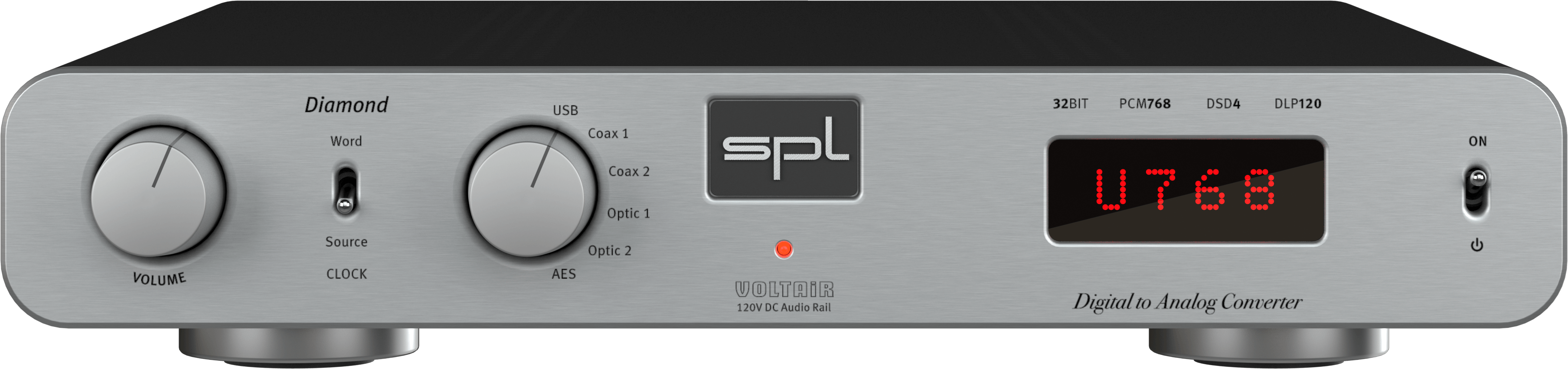 SPL Audio Diamond DAC and Preamplifier in silver