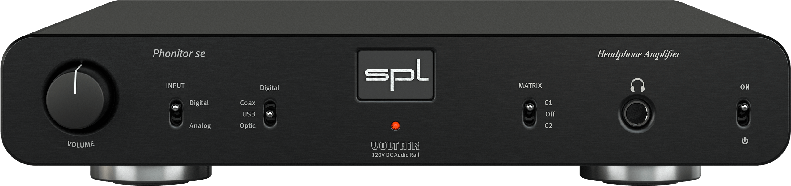SPL Audio Phonitor se Headphone Amplifier with optional DAC 768xs in black