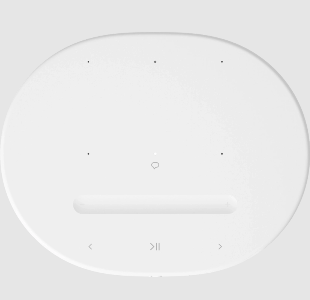 Sonos Move 2 Portable Smart Speaker in white, top