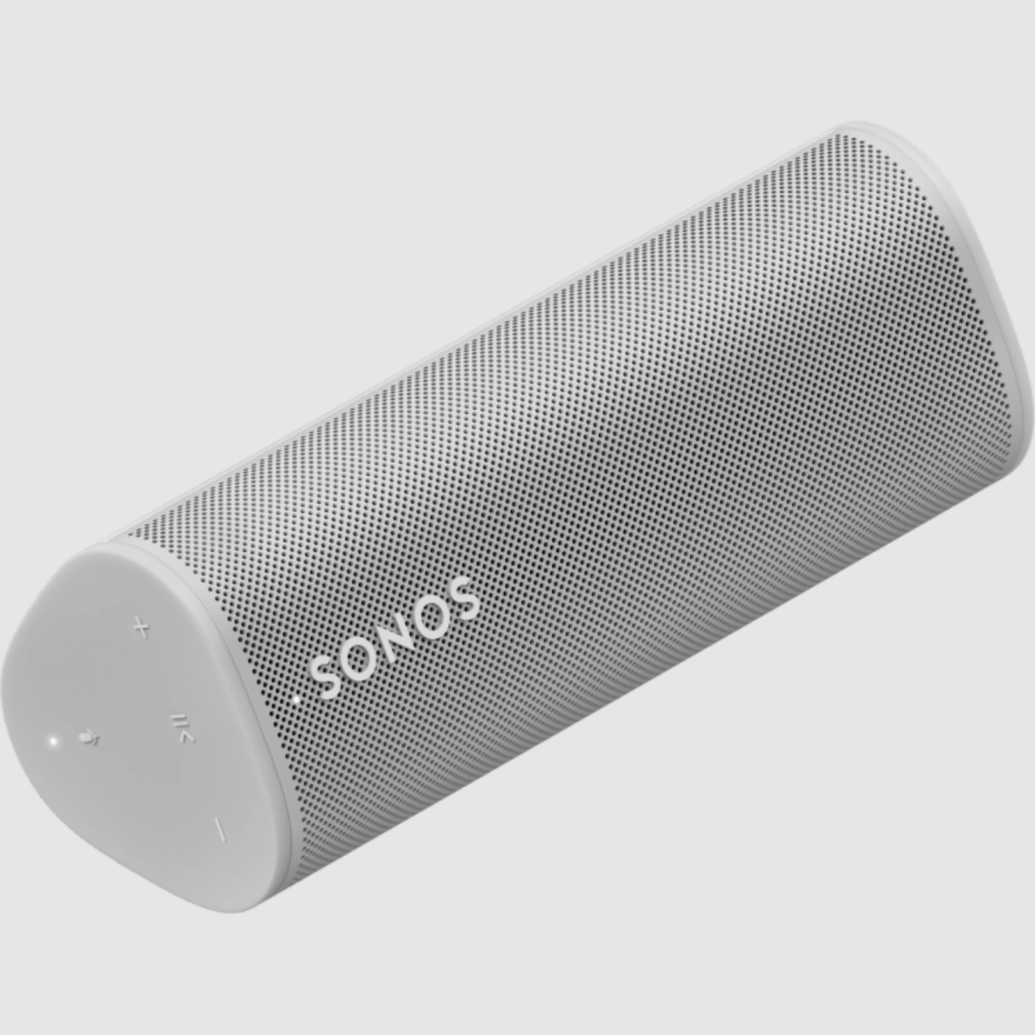 Sonos Roam, lunar white on angle