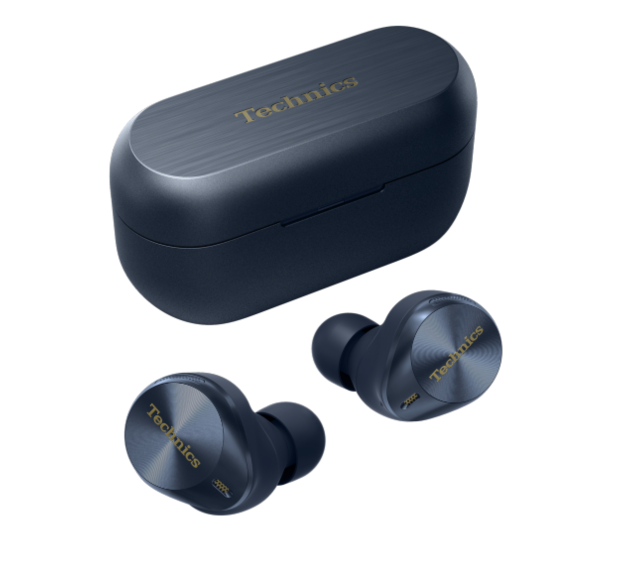 Technics EAH-AZ80 Noise Cancelling Earbuds in Midnight Blue