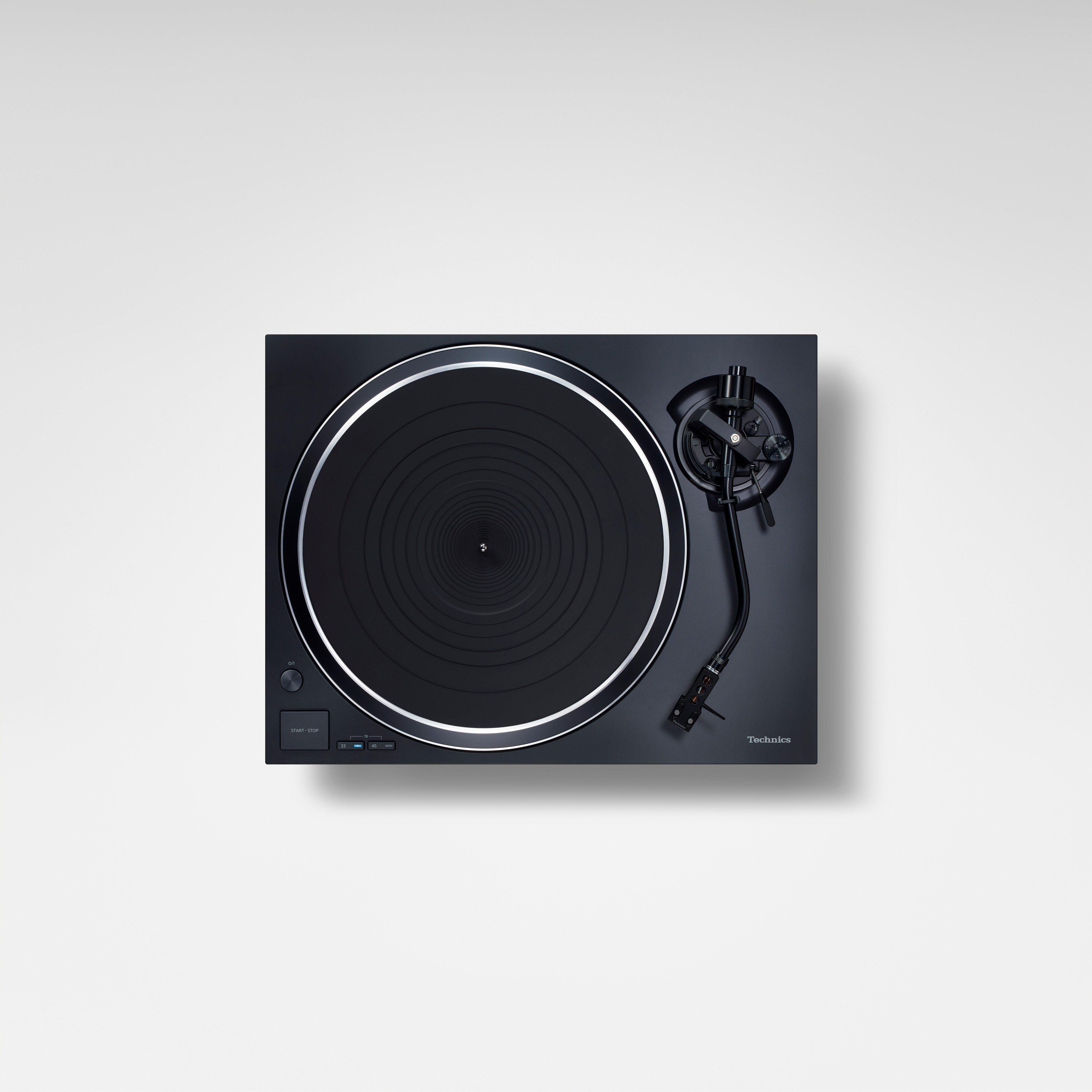 Technics Turntables Technics SL-1500CEB-S Premium Class Direct Drive Turntable Black helicopter view