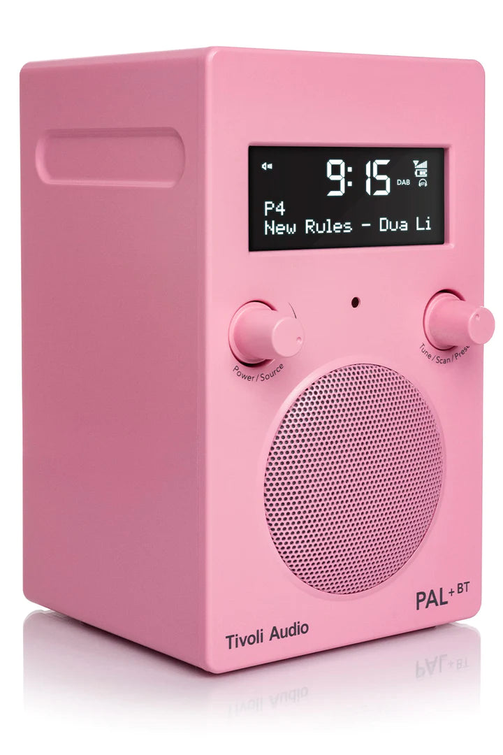 The Tivoli Audio PAL+ BT delivers outstanding sound on the go. Pink Image