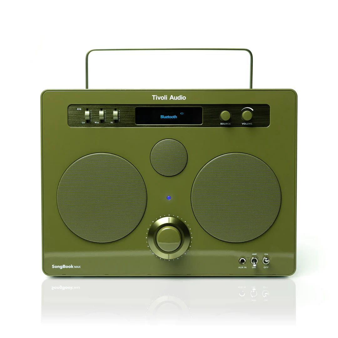 Tivoli Audio Music Songbook MAX in green, front