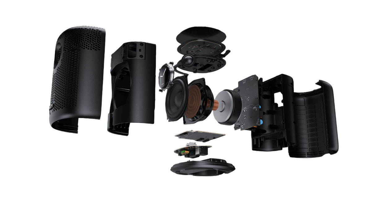 WiiM Sound Smart Speaker in Black inside